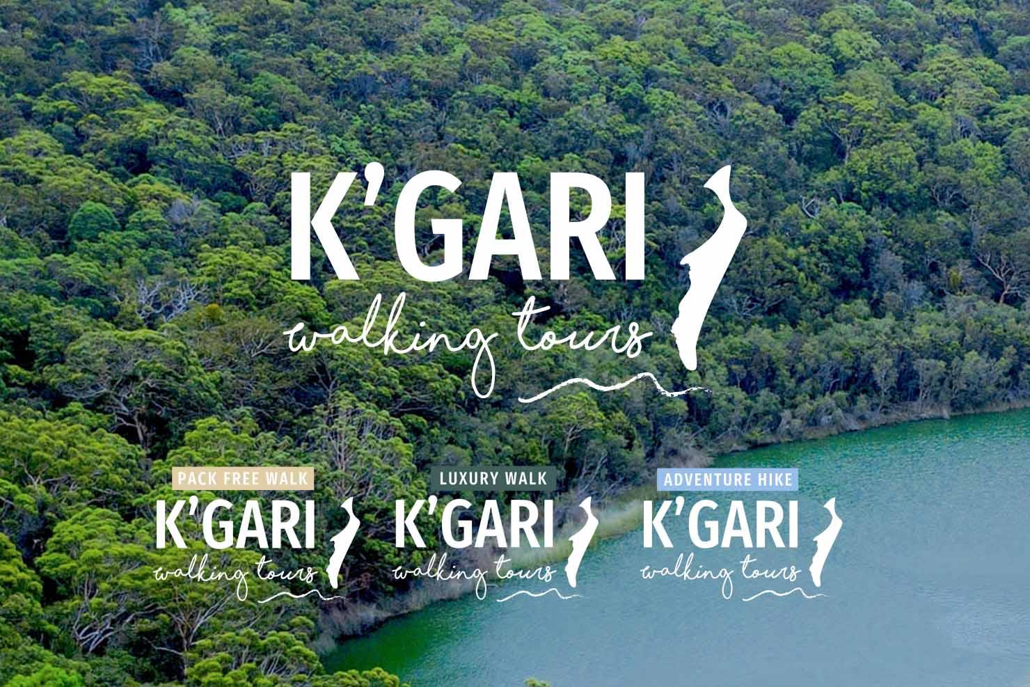 K'gari Walking Tours branding