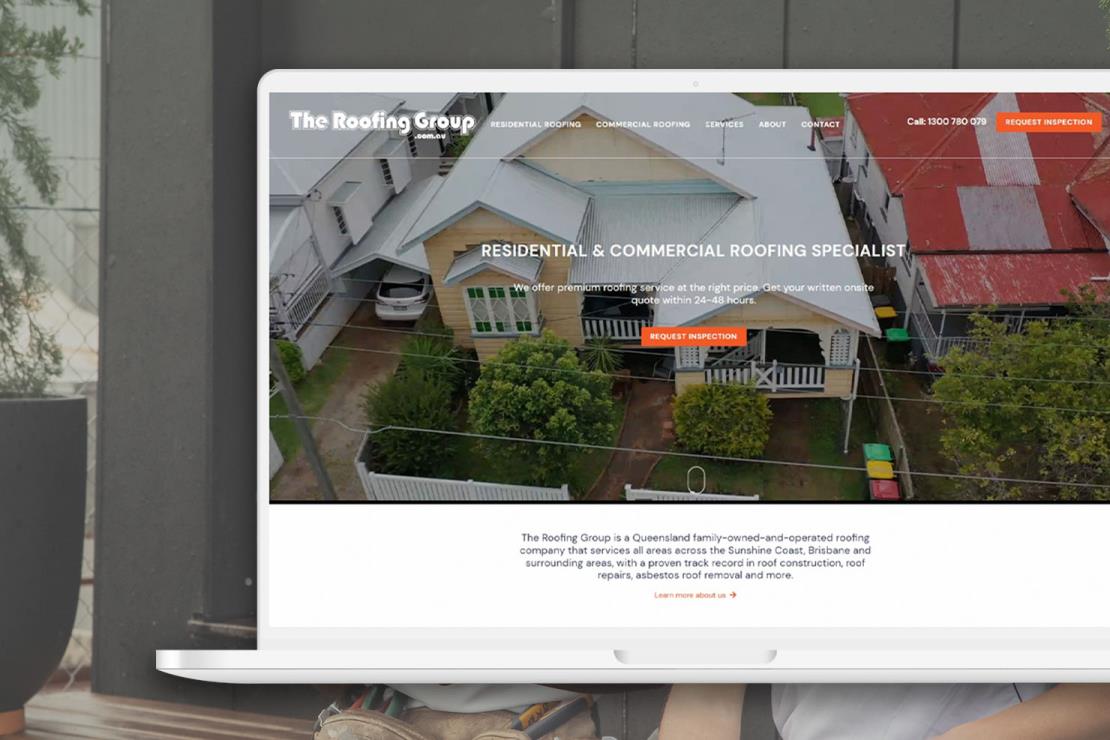 Website Design for The Roofing Group