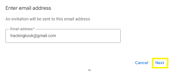 add email address