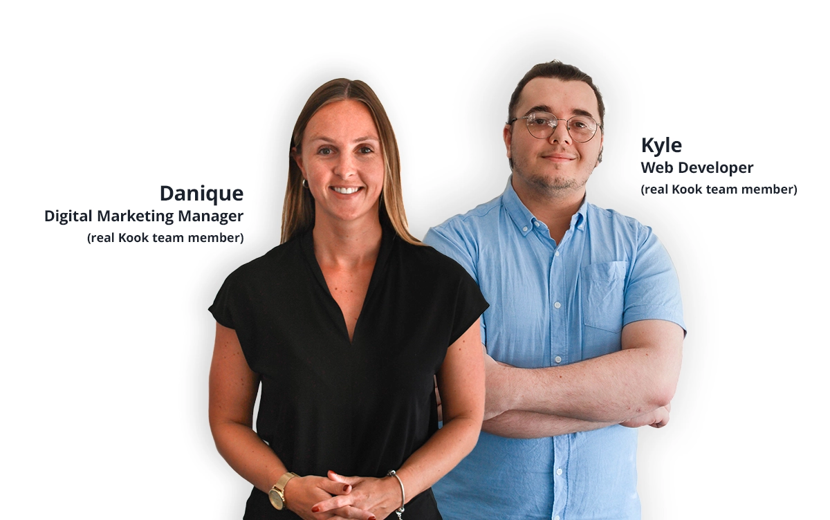 Members of the kook digital marketing team